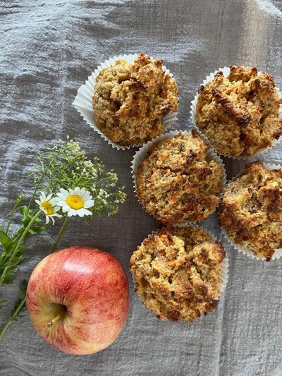 Apfel-Karotten-Muffins