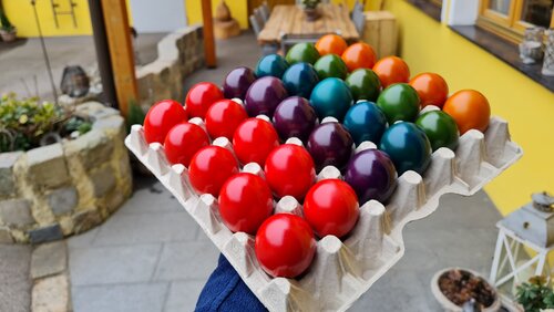 Gefärbte Eier
