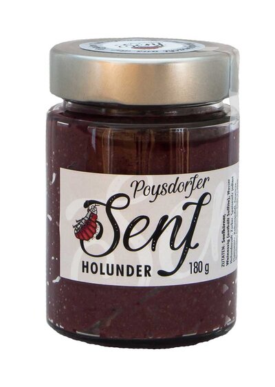 Holundersenf 180g