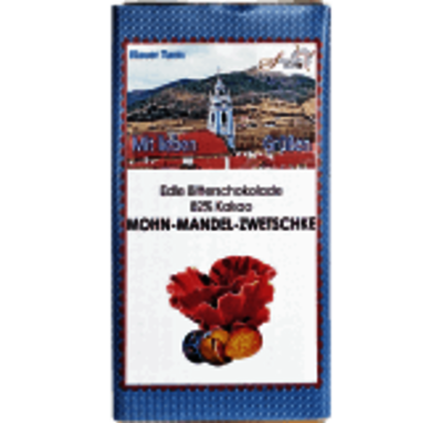 Mohn-Mandel-Zwetschkenschokolade