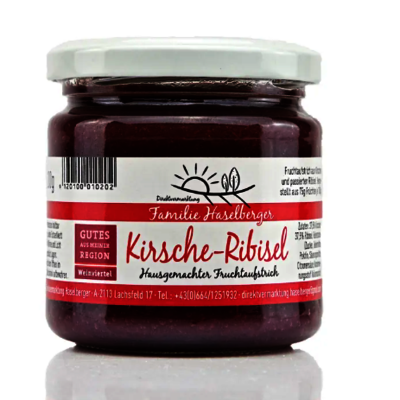 Kirsche-Ribisel Fruchtaufstrich