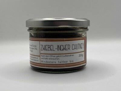 Zwiebel-Ingwer-Chutney