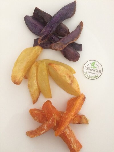Regenbogenpommes