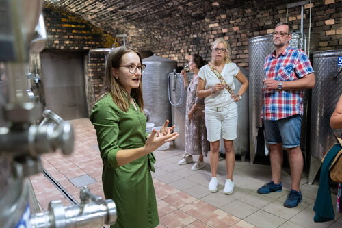 Kellerführung mit der Winzerin