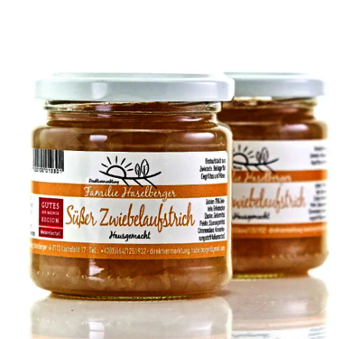 Süßer Zwiebelaufstrich