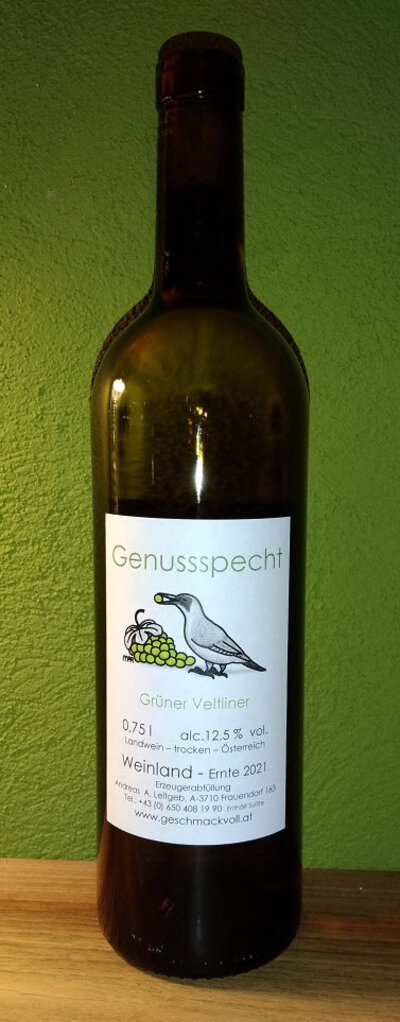 Grüner Veltliner - Genussspecht - Leitgeb Andi