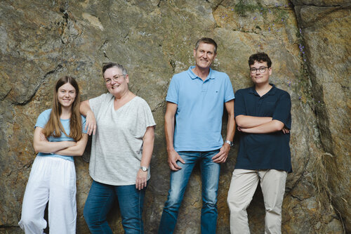 Familie Bauer in Röschitz