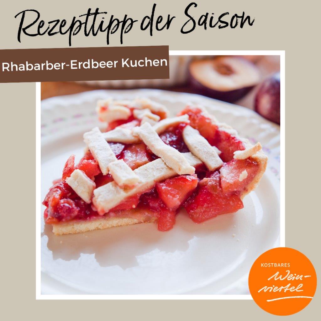 LEADER Region Weinviertel Ost_Rhabarber-Erdbeer Kuchen LEADER Region Weinviertel Ost_Rhabarber-Erdbeer Kuchen
