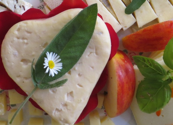 Käse mit Herz
