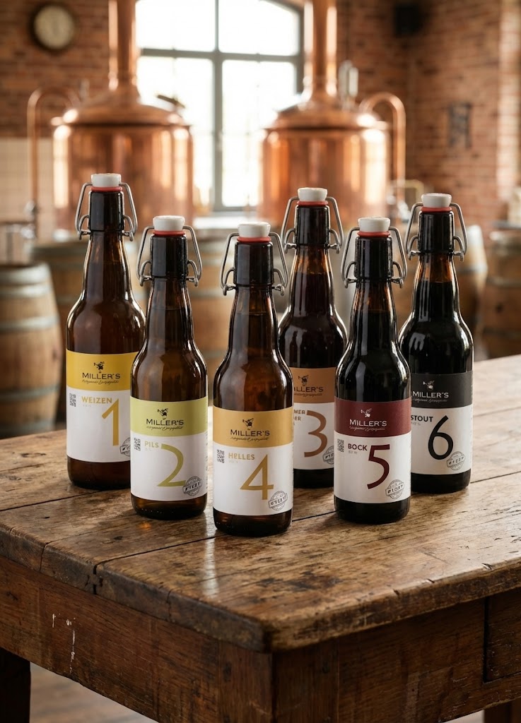 Gruppenfoto der Biere